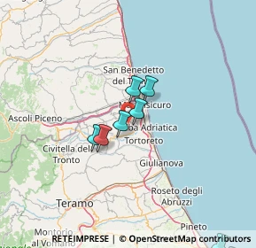 Mappa Via Luigi Pirandello, 64013 Corropoli TE, Italia (27.63833)