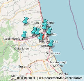 Mappa Via Luigi Pirandello, 64013 Corropoli TE, Italia (8.30455)