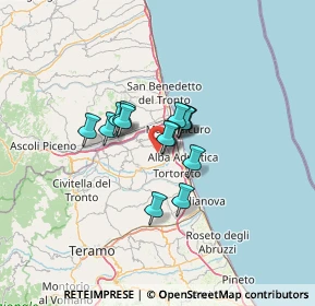Mappa Via Luigi Pirandello, 64013 Corropoli TE, Italia (8.10929)