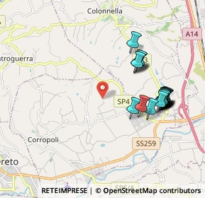 Mappa Via Luigi Pirandello, 64013 Corropoli TE, Italia (2.0645)
