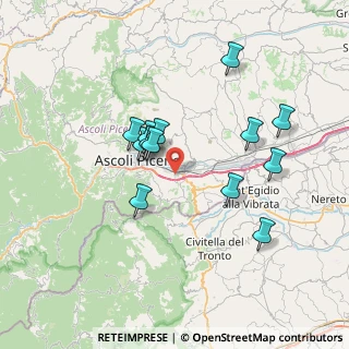 Mappa Via dell'Aspo, 63100 Ascoli Piceno AP, Italia (6.66923)