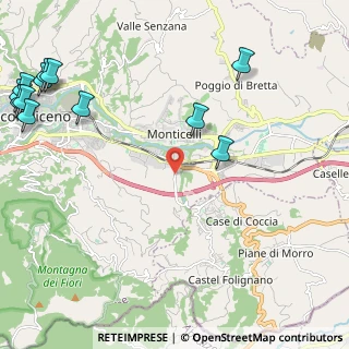 Mappa Via dell'Aspo, 63100 Ascoli Piceno AP, Italia (3.42083)
