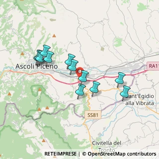 Mappa Via degli Albicocchi, 63100 Ascoli Piceno AP, Italia (3.49917)