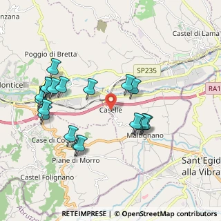 Mappa Via della Stazione, 63085 Caselle AP, Italia (2.148)