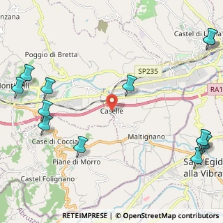 Mappa Via della Stazione, 63085 Caselle AP, Italia (3.40077)