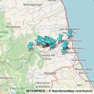 Mappa Via della Stazione, 63085 Caselle AP, Italia (7.09875)