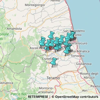 Mappa Via della Stazione, 63085 Caselle AP, Italia (8.85316)