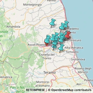 Mappa Via della Stazione, 63085 Caselle AP, Italia (9.98176)