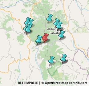 Mappa Via Fratelli Rosselli, 58037 Santa Fiora GR, Italia (6.853)