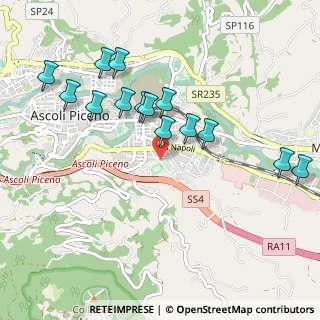 Mappa Via Perugia, 63100 Ascoli Piceno AP, Italia (1.03857)