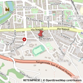 Mappa Via Perugia, 38, 63100 Ascoli Piceno, Ascoli Piceno (Marche)