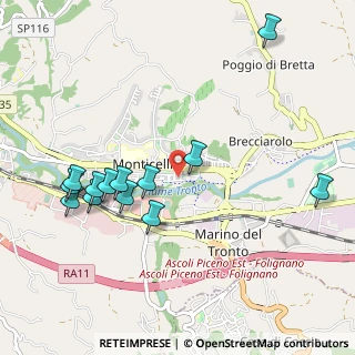 Mappa Largo dei Tigli, 63100 Ascoli Piceno AP, Italia (1.12923)