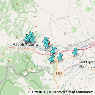 Mappa Largo dei Tigli, 63100 Ascoli Piceno AP, Italia (3.14273)