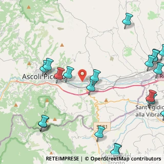 Mappa Largo dei Tigli, 63100 Ascoli Piceno AP, Italia (6.3915)