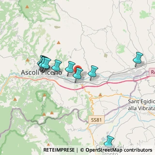 Mappa Largo dei Tigli, 63100 Ascoli Piceno AP, Italia (3.94364)