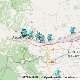 Mappa Largo delle Acacie, 63100 Ascoli Piceno AP, Italia (3.80545)