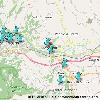 Mappa Largo delle Acacie, 63100 Ascoli Piceno AP, Italia (3.05583)