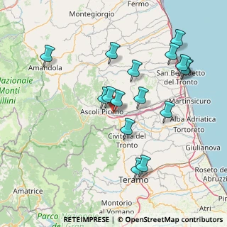 Mappa Largo delle Acacie, 63100 Ascoli Piceno AP, Italia (16.20125)