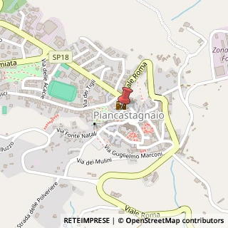 Mappa Via cavour 17, 53025 Piancastagnaio, Siena (Toscana)