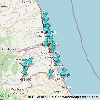 Mappa Via Mela, 64014 Martinsicuro TE, Italia (14.692)