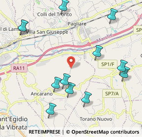 Mappa Sant'Egidio Alla Vibrata, 64010 Ancarano TE, Italia (2.56833)