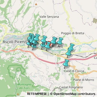 Mappa Via delle Veroniche, 63100 Ascoli Piceno AP, Italia (1.3785)