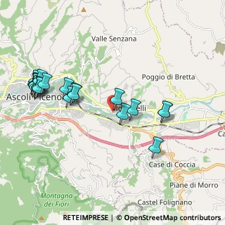 Mappa Via delle Veroniche, 63100 Ascoli Piceno AP, Italia (2.3485)