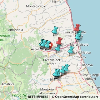 Mappa SP 88 Valditronto, 63100 Ascoli Piceno AP, Italia (13.7595)