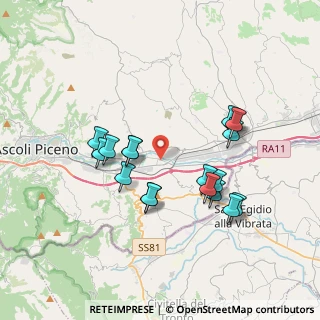 Mappa SP 88 Valditronto, 63100 Ascoli Piceno AP, Italia (3.57389)