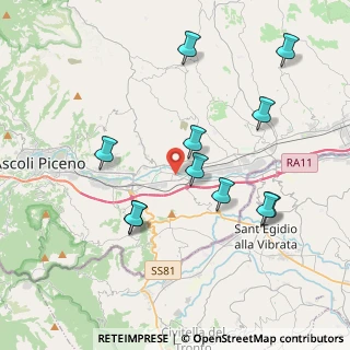 Mappa SP 88 Valditronto, 63100 Ascoli Piceno AP, Italia (4.09)