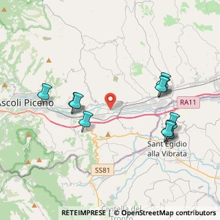Mappa SP 88 Valditronto, 63100 Ascoli Piceno AP, Italia (4.37636)