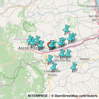 Mappa SP 88 Valditronto, 63100 Ascoli Piceno AP, Italia (5.42611)
