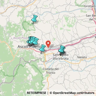 Mappa SP 88 Valditronto, 63100 Ascoli Piceno AP, Italia (6.30909)