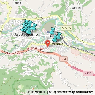 Mappa Via Salerno, 63100 Ascoli Piceno AP, Italia (1.03625)