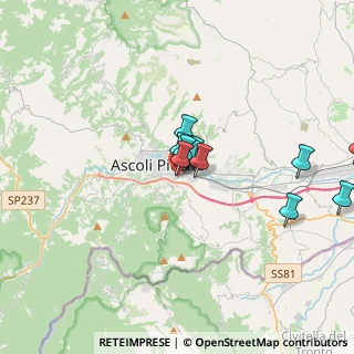 Mappa Via Salerno, 63100 Ascoli Piceno AP, Italia (3.06364)