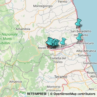 Mappa Via Salerno, 63100 Ascoli Piceno AP, Italia (7.88846)