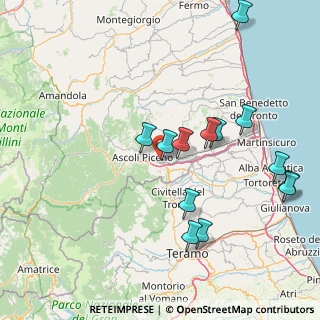Mappa Largo delle Querce, 63100 Ascoli Piceno AP, Italia (17.35846)