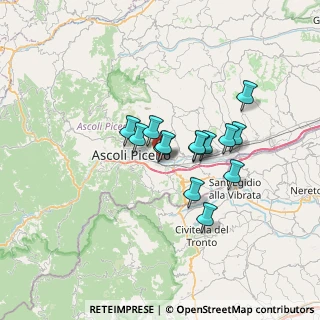 Mappa Largo delle Camelie, 63100 Ascoli Piceno AP, Italia (5.13357)