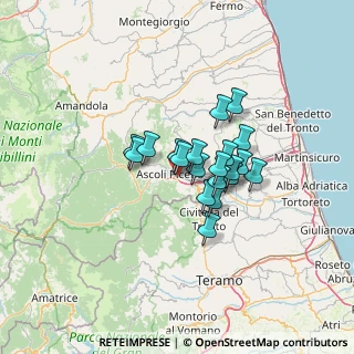 Mappa Via Catania, 63100 Ascoli Piceno AP, Italia (9.086)
