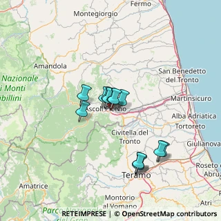 Mappa Via Enna, 63100 Ascoli Piceno AP, Italia (11.05)