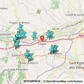Mappa Via Lombardia, 63085 Caselle AP, Italia (2.1825)