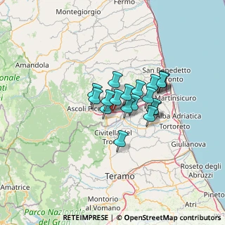 Mappa Via Lombardia, 63085 Caselle AP, Italia (8.82632)