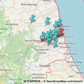 Mappa Via Lombardia, 63085 Caselle AP, Italia (10.38778)
