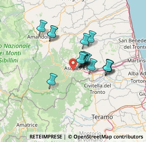 Mappa Frazione Rosara, 63100 Ascoli Piceno AP, Italia (10.18813)