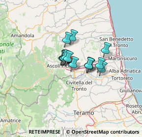 Mappa CAP, 63100 Ascoli Piceno AP, Italia (7.368)