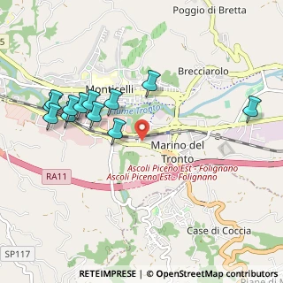 Mappa CAP, 63100 Ascoli Piceno AP, Italia (1.11)