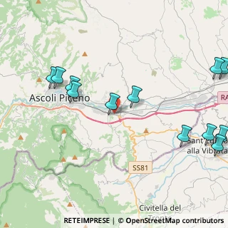 Mappa CAP, 63100 Ascoli Piceno AP, Italia (5.6125)