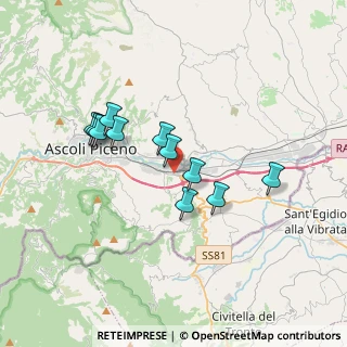 Mappa CAP, 63100 Ascoli Piceno AP, Italia (3.10364)