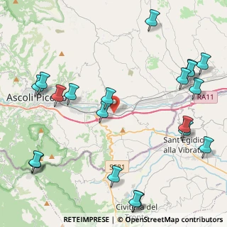 Mappa Via della Conca, 63100 Ascoli Piceno AP, Italia (5.943)