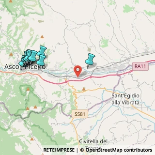 Mappa Via della Conca, 63100 Ascoli Piceno AP, Italia (5.5025)